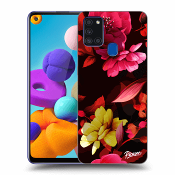 Picasee ULTIMATE CASE pro Samsung Galaxy A21s - Dark Peonny