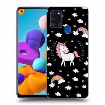Obal pre Samsung Galaxy A21s - Unicorn star heaven