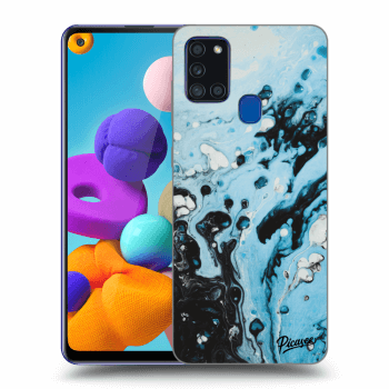 Obal pre Samsung Galaxy A21s - Organic blue