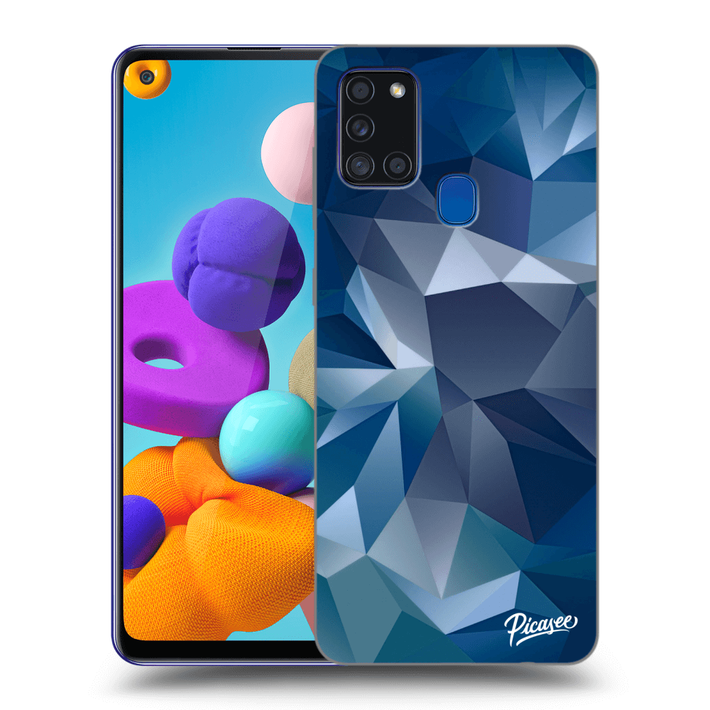 Picasee silikónový čierny obal pre Samsung Galaxy A21s - Wallpaper