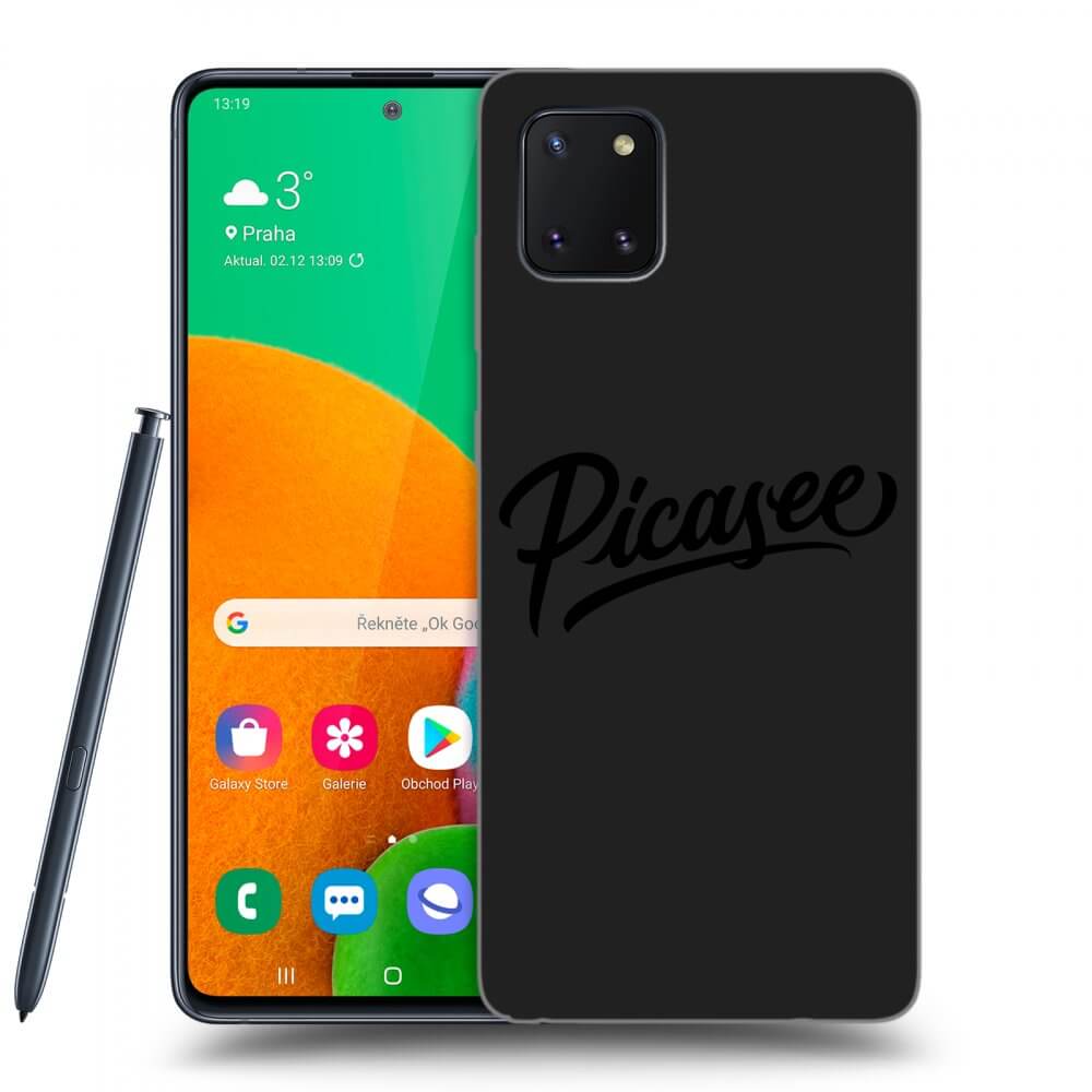 Picasee silikónový čierny obal pre Samsung Galaxy Note 10 Lite N770F - Picasee - old logo - black