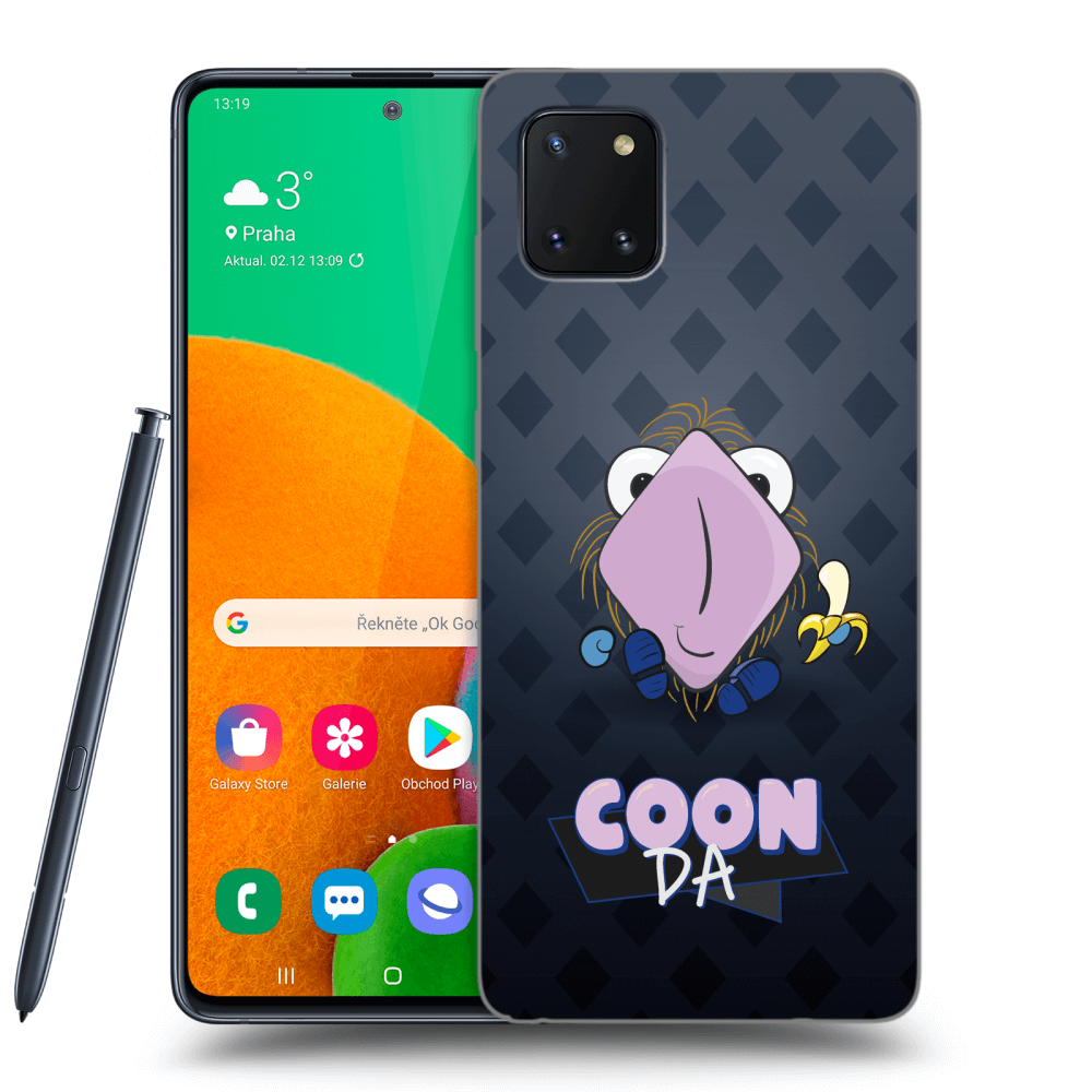 Picasee silikónový prehľadný obal pre Samsung Galaxy Note 10 Lite N770F - COONDA chlupatka - tmavá