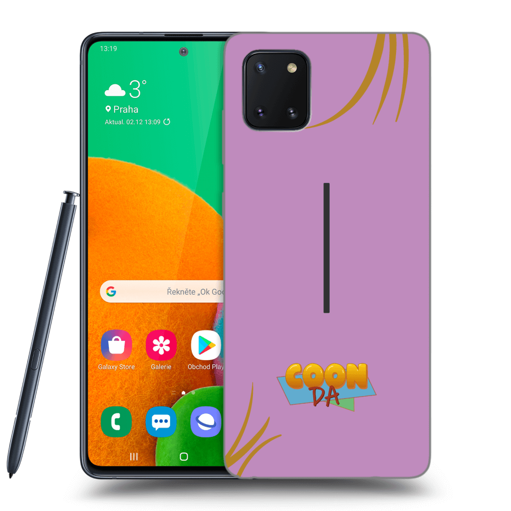 Picasee silikónový čierny obal pre Samsung Galaxy Note 10 Lite N770F - COONDA růžovka