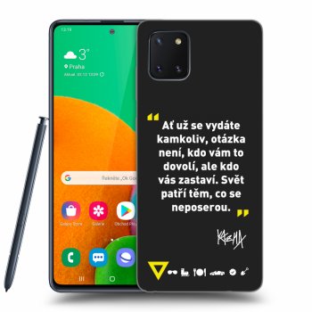 Obal pre Samsung Galaxy Note 10 Lite N770F - Kazma - SVĚT PATŘÍ TĚM, CO SE NEPOSEROU