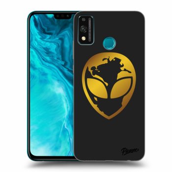 Obal pre Honor 9X Lite - EARTH - Gold Alien 3.0