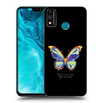 Picasee silikónový prehľadný obal pre Honor 9X Lite - Diamanty Black