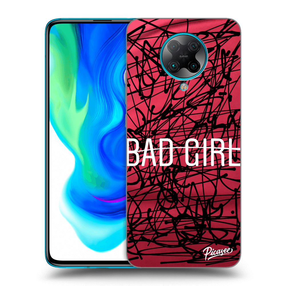 Picasee silikónový prehľadný obal pre Xiaomi Poco F2 Pro - Bad girl