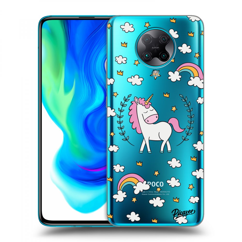 Picasee silikónový prehľadný obal pre Xiaomi Poco F2 Pro - Unicorn star heaven