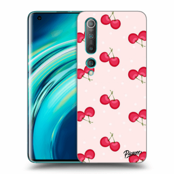 Picasee silikónový prehľadný obal pre Xiaomi Mi 10 - Cherries