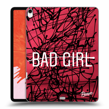 Picasee silikónový prehľadný obal pre Apple iPad Pro 12.9" 2018 (3. gen) - Bad girl