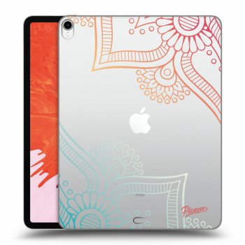 Picasee silikónový prehľadný obal pre Apple iPad Pro 12.9" 2018 (3. gen) - Flowers pattern