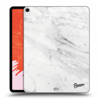 Picasee silikónový prehľadný obal pre Apple iPad Pro 12.9" 2018 (3. gen) - White marble