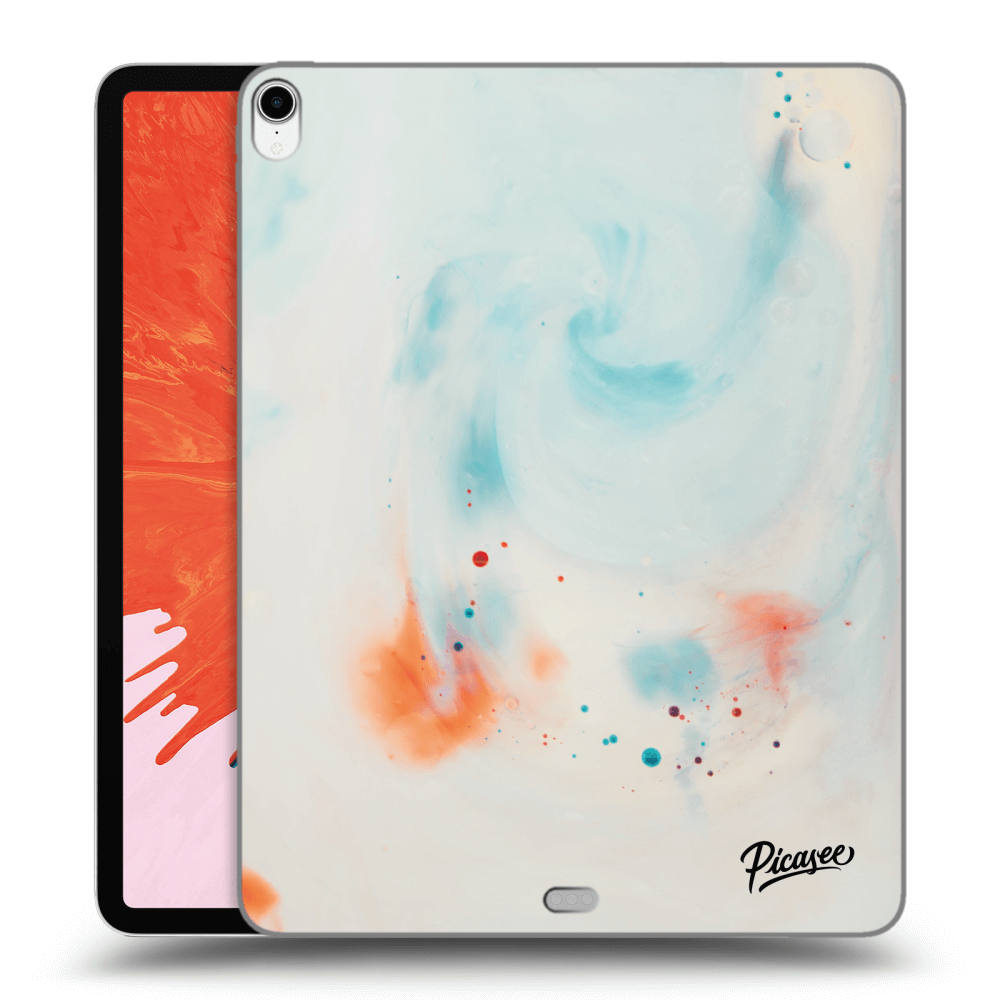 Picasee silikónový prehľadný obal pre Apple iPad Pro 12.9" 2018 (3. gen) - Splash