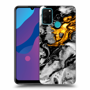 Obal pre Honor 9A - Black Gold 2