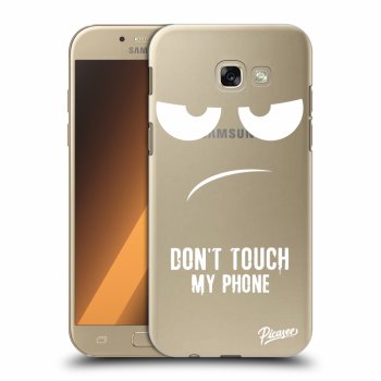 Picasee silikónový prehľadný obal pre Samsung Galaxy A5 2017 A520F - Don't Touch My Phone