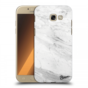 Picasee plastový prehľadný obal pre Samsung Galaxy A5 2017 A520F - White marble
