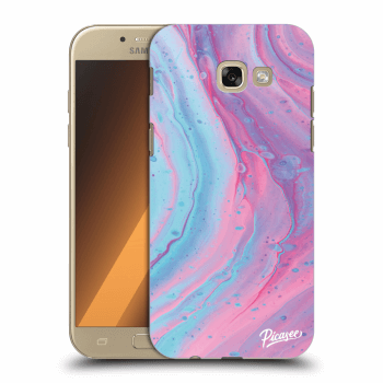 Picasee plastový prehľadný obal pre Samsung Galaxy A5 2017 A520F - Pink liquid