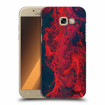 Picasee plastový prehľadný obal pre Samsung Galaxy A5 2017 A520F - Organic red