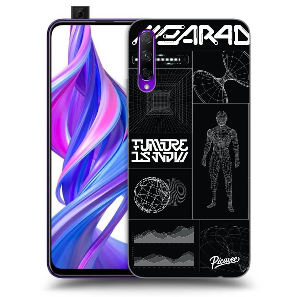 Picasee silikónový čierny obal pre Honor 9X Pro - BLACK BODY