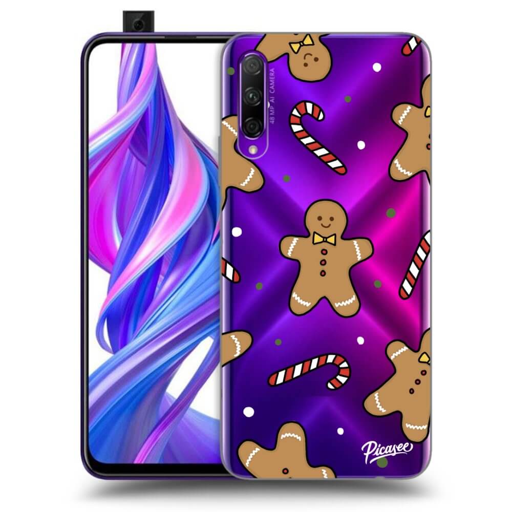 Picasee silikónový prehľadný obal pre Honor 9X Pro - Gingerbread