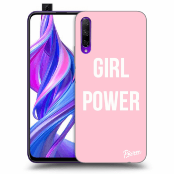 Picasee silikónový čierny obal pre Honor 9X Pro - Girl power