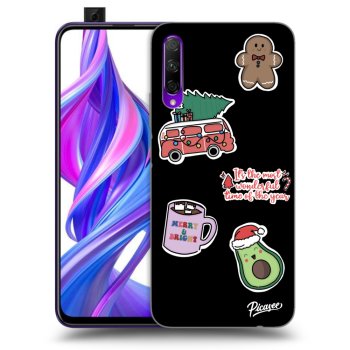 Obal pre Honor 9X Pro - Christmas Stickers