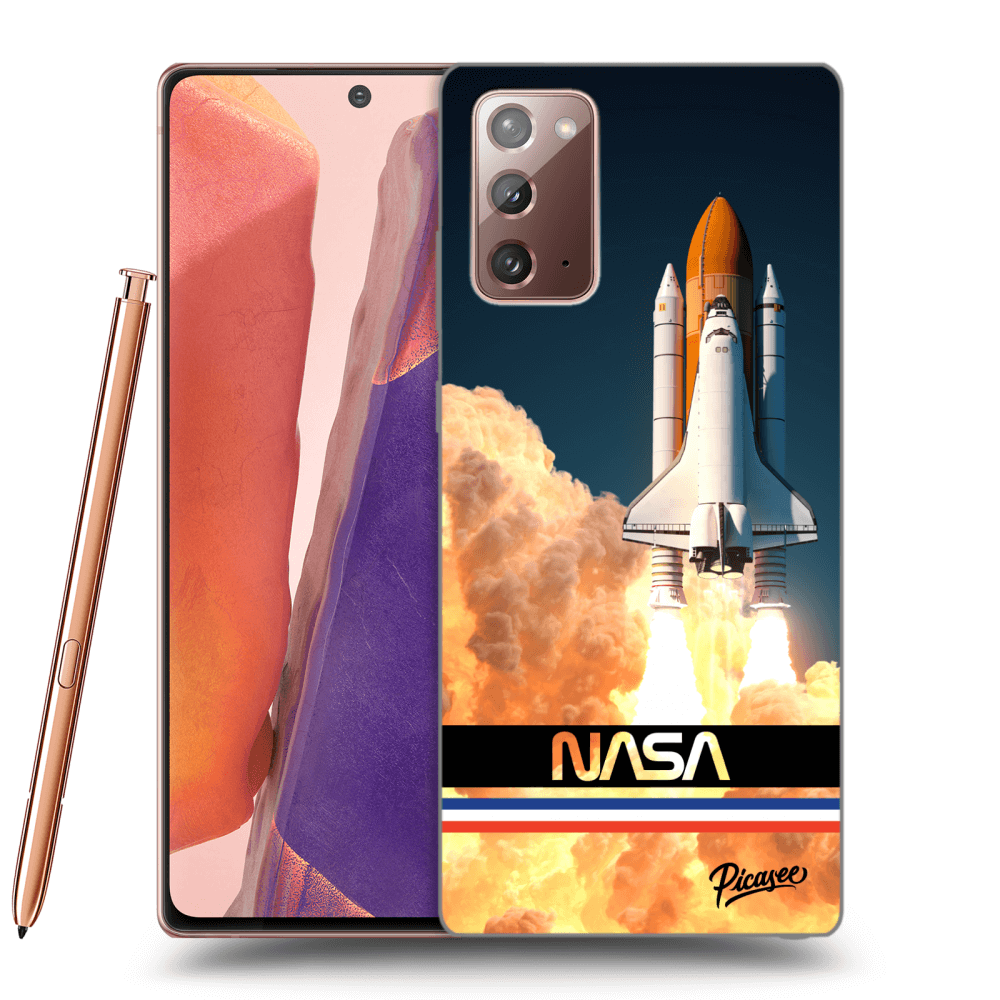 Picasee silikónový prehľadný obal pre Samsung Galaxy Note 20 - Space Shuttle