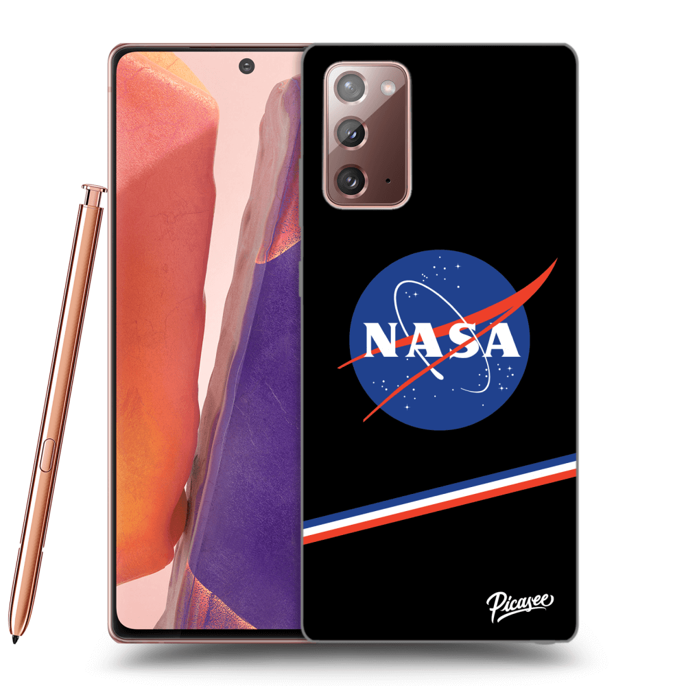 Picasee silikónový čierny obal pre Samsung Galaxy Note 20 - NASA Original