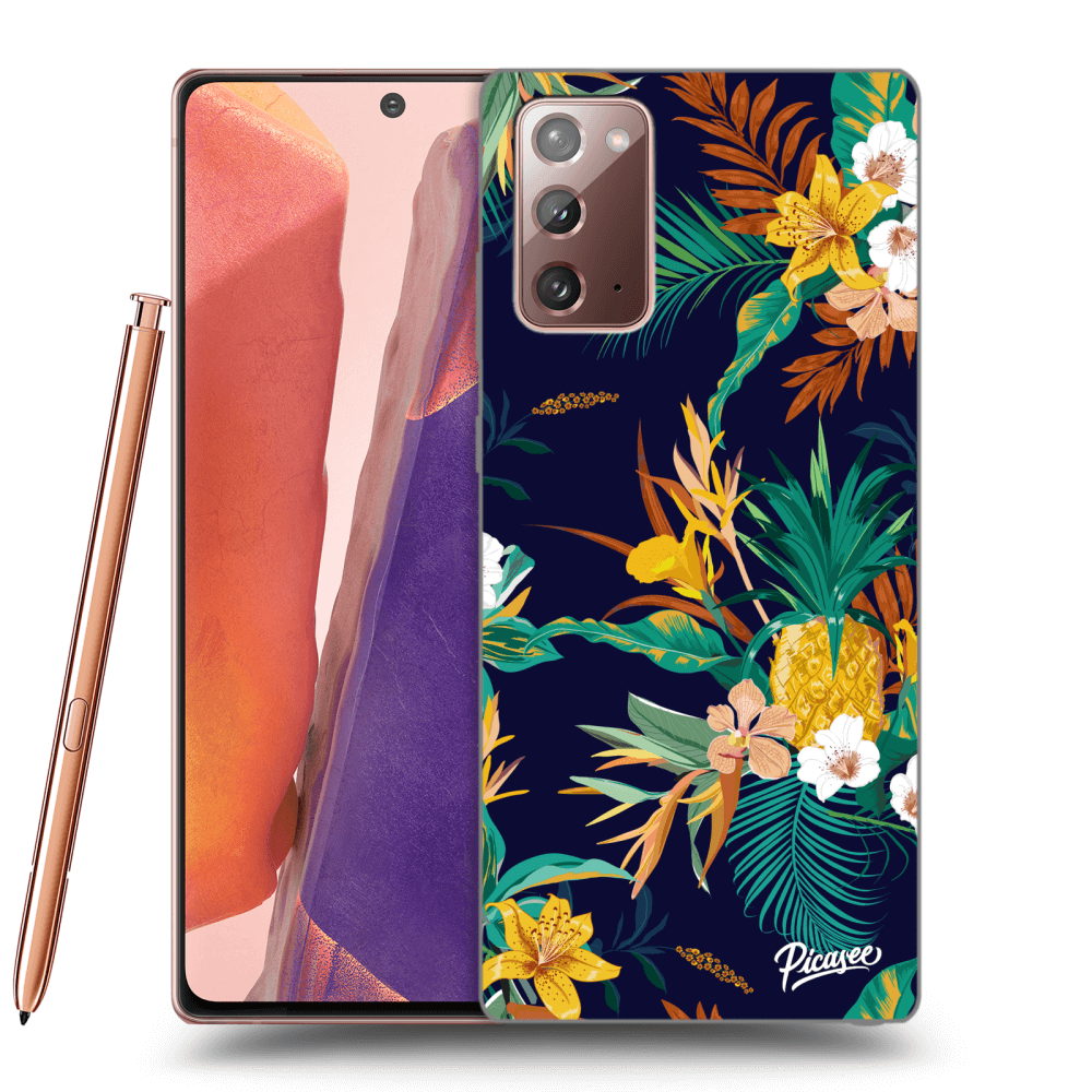 Picasee silikónový prehľadný obal pre Samsung Galaxy Note 20 - Pineapple Color