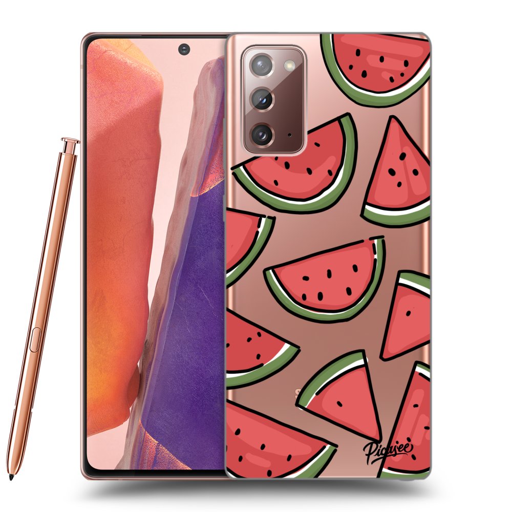 Picasee silikónový prehľadný obal pre Samsung Galaxy Note 20 - Melone