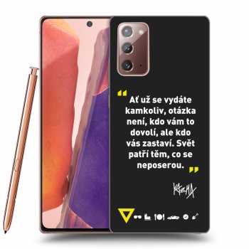 Obal pre Samsung Galaxy Note 20 - Kazma - SVĚT PATŘÍ TĚM, CO SE NEPOSEROU