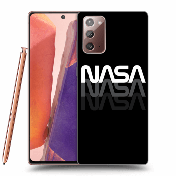 Picasee silikónový čierny obal pre Samsung Galaxy Note 20 - NASA Triple