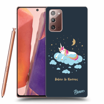 Picasee silikónový prehľadný obal pre Samsung Galaxy Note 20 - Believe In Unicorns