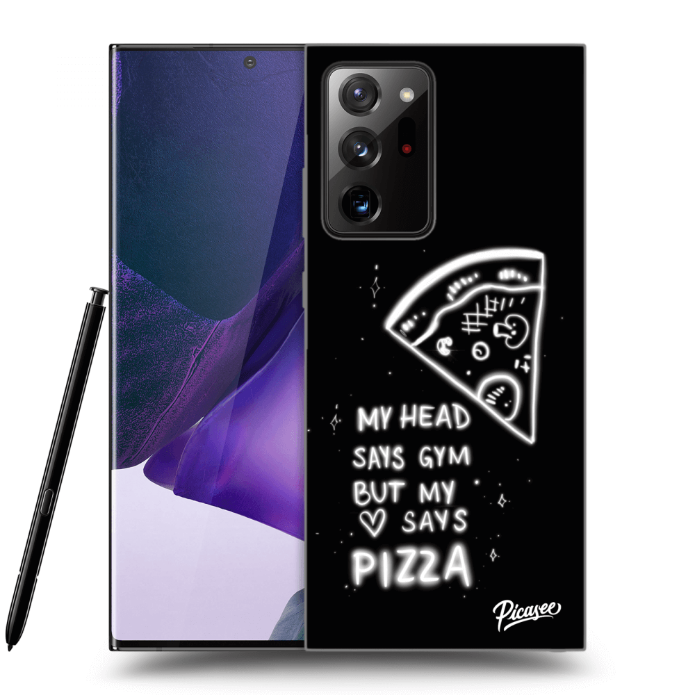 Picasee silikónový prehľadný obal pre Samsung Galaxy Note 20 Ultra - Pizza