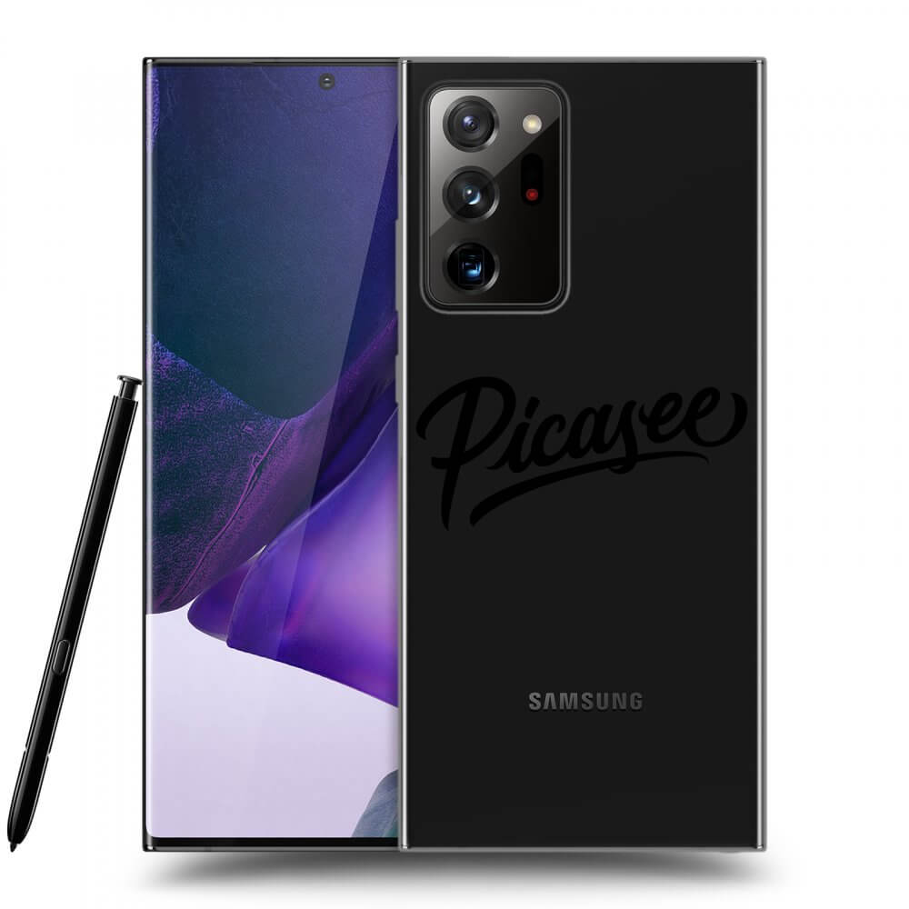 Picasee silikónový prehľadný obal pre Samsung Galaxy Note 20 Ultra - Picasee - old logo - black