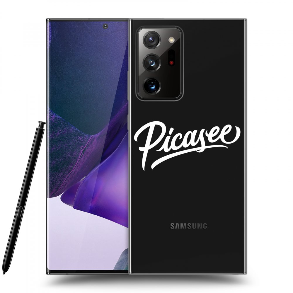 Picasee silikónový prehľadný obal pre Samsung Galaxy Note 20 Ultra - Picasee - old logo - white