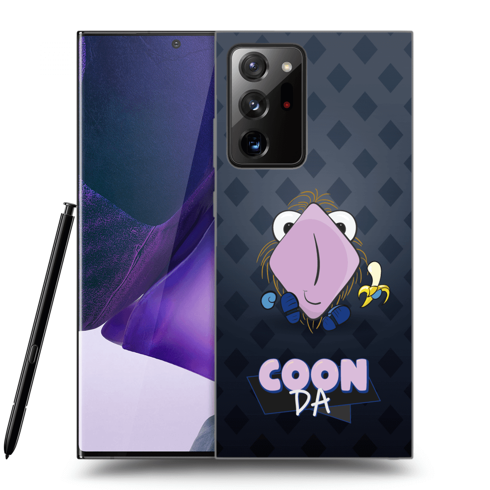 Picasee silikónový prehľadný obal pre Samsung Galaxy Note 20 Ultra - COONDA chlupatka - tmavá