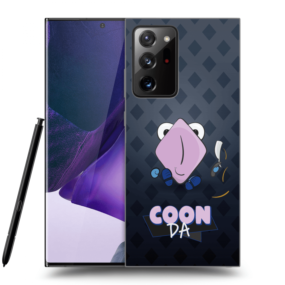 Picasee silikónový prehľadný obal pre Samsung Galaxy Note 20 Ultra - COONDA holátko - tmavá