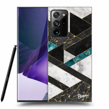 Picasee silikónový prehľadný obal pre Samsung Galaxy Note 20 Ultra - Dark geometry