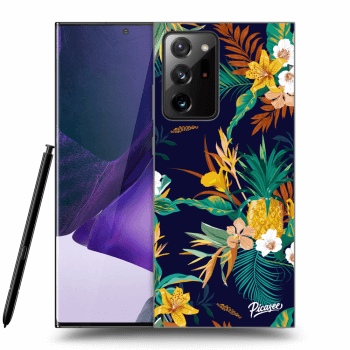 Picasee silikónový čierny obal pre Samsung Galaxy Note 20 Ultra - Pineapple Color