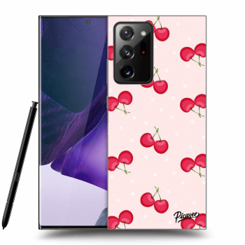 Picasee silikónový čierny obal pre Samsung Galaxy Note 20 Ultra - Cherries