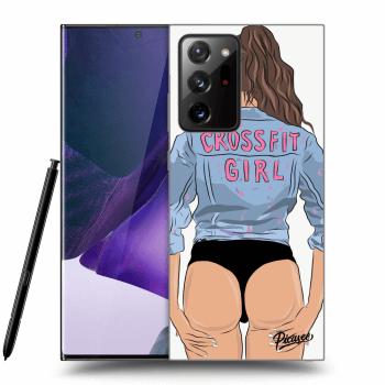 Picasee silikónový prehľadný obal pre Samsung Galaxy Note 20 Ultra - Crossfit girl - nickynellow