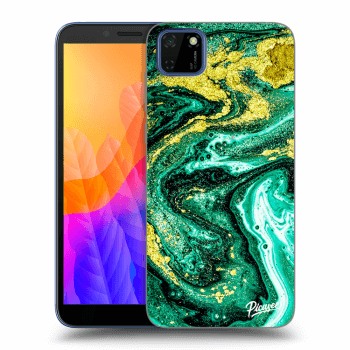 Obal pre Huawei Y5P - Green Gold