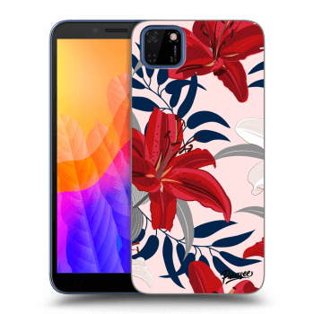 Obal pre Huawei Y5P - Red Lily