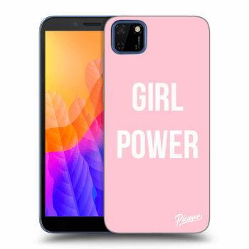 Picasee silikónový čierny obal pre Huawei Y5P - Girl power