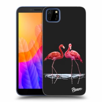 Obal pre Huawei Y5P - Flamingos couple