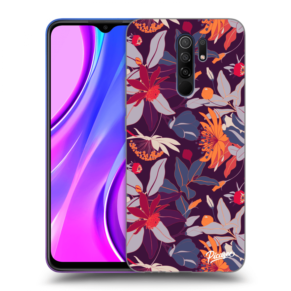 Picasee ULTIMATE CASE pro Xiaomi Redmi 9 - Purple Leaf