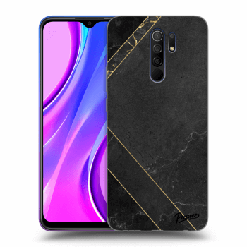 Obal pre Xiaomi Redmi 9 - Black tile