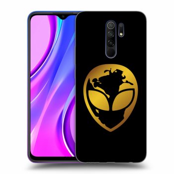 Obal pre Xiaomi Redmi 9 - EARTH - Gold Alien 3.0