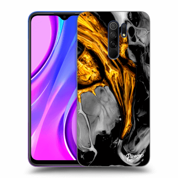 Obal pre Xiaomi Redmi 9 - Black Gold